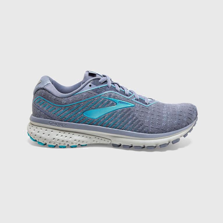 Brooks Ghost 12 Womens Road Running Shoes - Blue - Philippines (546273GUT)